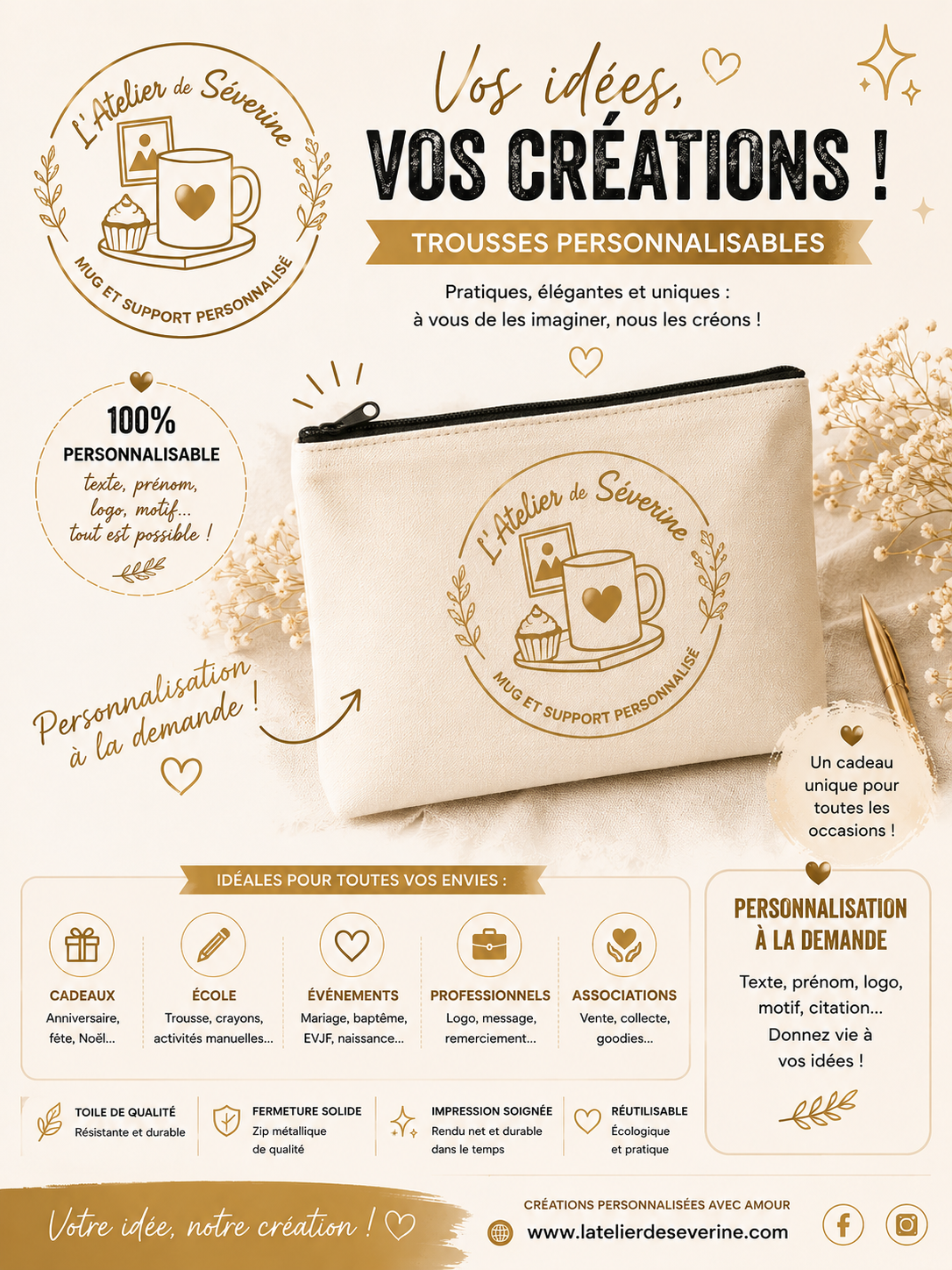 Pochette personnalisée
