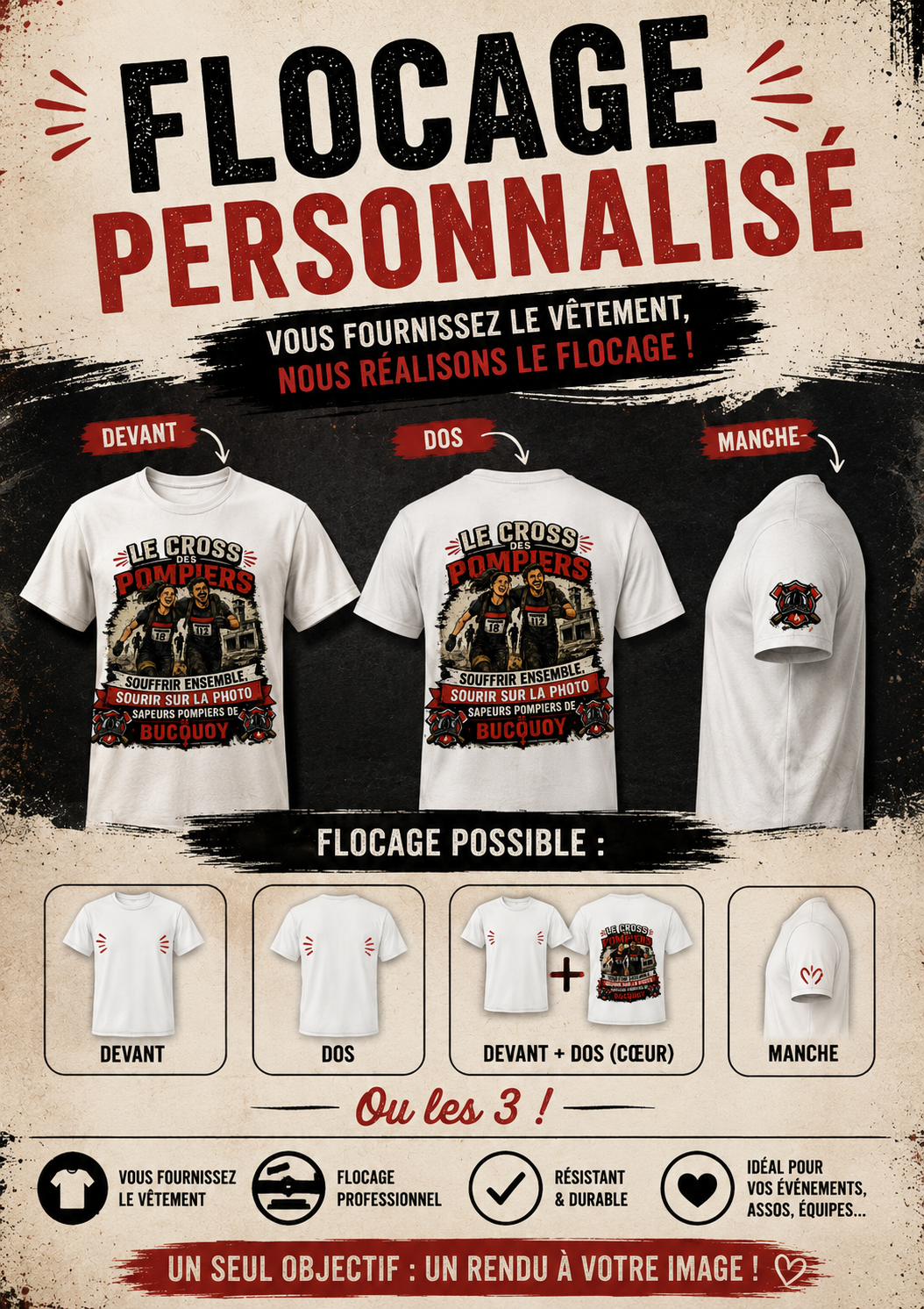 Flocage vêtement