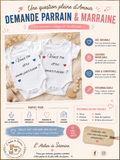 Veux tu être ma marraine/ veux tu être mon parrain ?